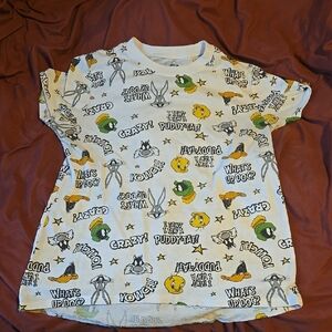 Warner Bros. White Looney Tunes Graphic Tee